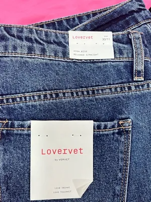 Vervet High Rise, dark wash, cropped, jeans thumbnail 3