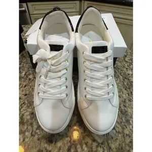 Kurt Geiger London Laney Womens Size 40 US 9 Sneakers Black White Leather Bird thumbnail 4
