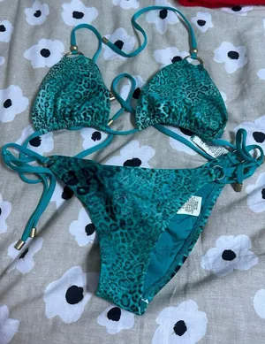 Vitamin A teal bikini set thumbnail 1