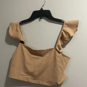 Free People Little Flirty Duo Crop Tan Size Medium thumbnail 4