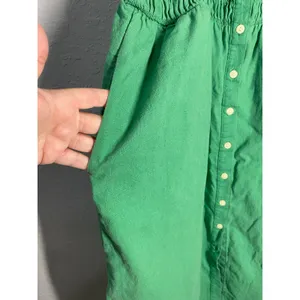 Universal Thread Green Linen Blend Smocked Midi Dress Boho Resort Vacation XL thumbnail 7