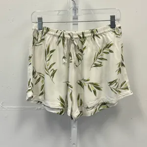 Piyama Maggie Pajama Set Olive Leaf Matching Set Medium White Green Loungewear thumbnail 7