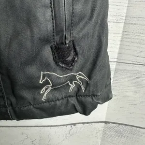Horseware Ireland Womens size XS Waxed Canvas Leather Trim Quilted Barn Vest thumbnail 7