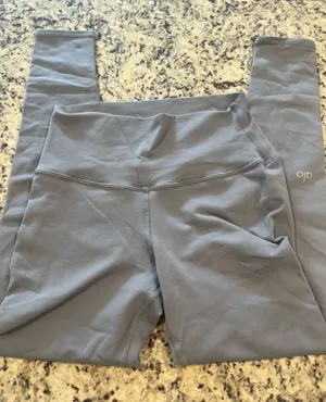 Grey Alo Yoga Leggings Small thumbnail 1