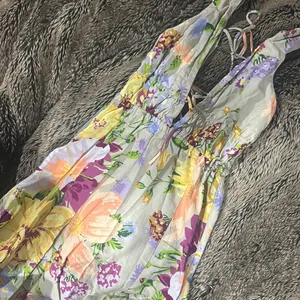 H&M Floral Summer Linen‎ Blend Maxi Dress Midi/Maxi Long thumbnail 7
