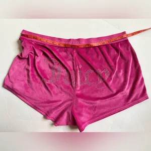 Juicy Couture Pink Velour Soft Sleepwear Shorts thumbnail 5