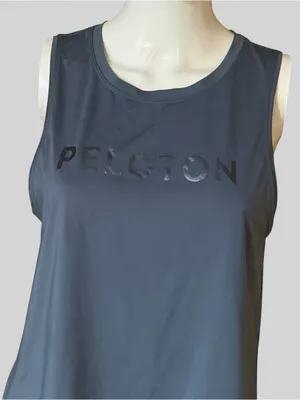 Peloton Women's Slate Blue Logo Tank Top thumbnail 2