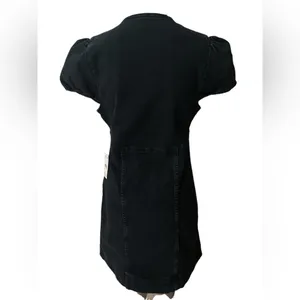NWT Free People Something Sweet Mini black denim dress 4 thumbnail 9