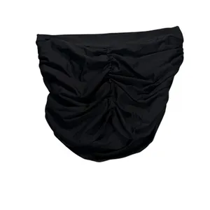 Freshwater Bikini Skirt Women's Medium Black Ruched Full Coverage Mid Rise NWT thumbnail 2