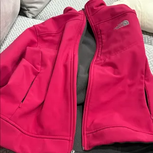 THE NORTH FACE CAROLEENA JACKET Softshell Coat Pink Women's Size L thumbnail 16