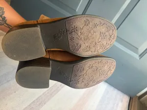 Tan suede ankle boots thumbnail 6