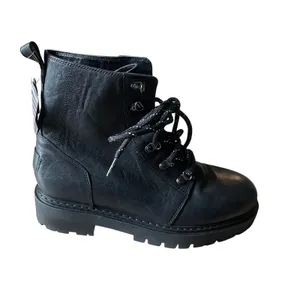 Anthony Veer‎ Sophia Lace-up Leather Combat Boots Women's 10.5 Classic Casual thumbnail 6
