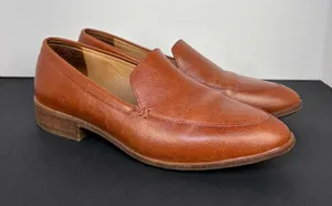 Brown Loafers Leather Slip-On Madewell thumbnail 1