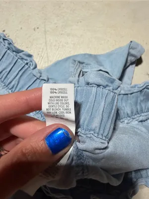 Aerie Light Blue Women's belted Shorts XL thumbnail 4