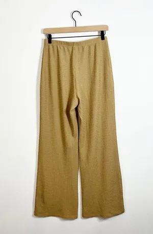 Reformation Agalia Pant Medium Tan Swirl Textured thumbnail 4