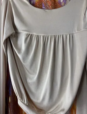 Intimately Free People Beige Long Sleeve Surplice Wrap Bodysuit✨ thumbnail 6