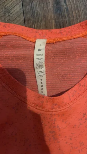 Lululemon Athletic Coral Long Sleeve Top thumbnail 3