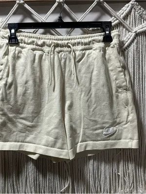 Nike Women's Cream Pull‑On Athletic Shorts thumbnail 4