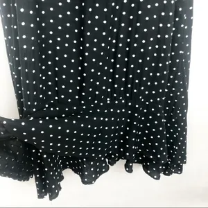 Polka Dot Sleeveless Ruffle Hem Tank Dress Size Medium thumbnail 7