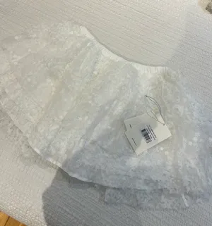 Peppermayo Erin Layered White Mini Skirt thumbnail 2