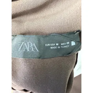 Zara Chocolate Brown Jumpsuit Belt Capsule City Quiet Luxury Runway thumbnail 6