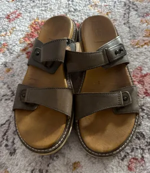 KEEN Lana Slide Leather Sandals Brown‎ Olive Womens 9 Adjustable Straps 1022591 thumbnail 1
