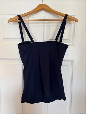 NWT Lands’ End Bandeau Tankini Top Size 2 XS Tummy Control Swimwear E2 thumbnail 3
