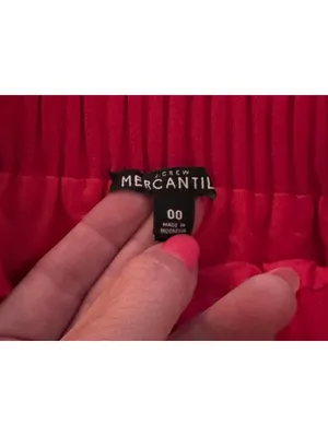 J.Crew Red Women's Chic Skirt - Size 00 thumbnail 4