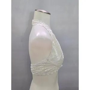 Hanky Panky White Whimsy Romantic Bridal Cottage Lingerie Lace Bralette Medium thumbnail 4