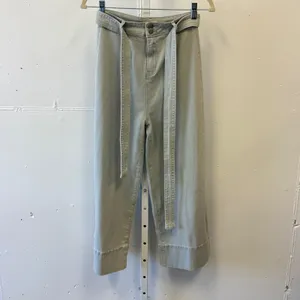 Altar'd State High Waist Wide Leg‎ Jean with Tie Light Wash Small AP1462 thumbnail 2