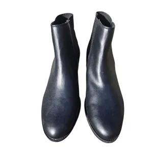 Steve Madden Premium Black‎ Chelsea Ankle Boots Low Block Heel Womens 8.5 thumbnail 4