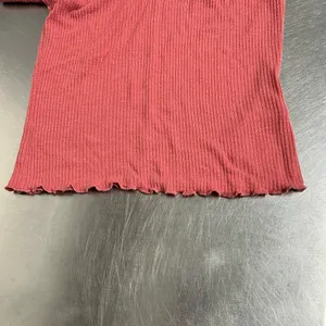 Abercrombie & Fitch Pink Long Sleeve Ribbed Top - Size Medium - VGUC thumbnail 5