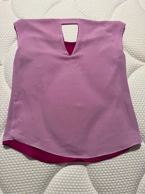 Express Women’s reversible pink/fuchsia dress shirt thumbnail 5
