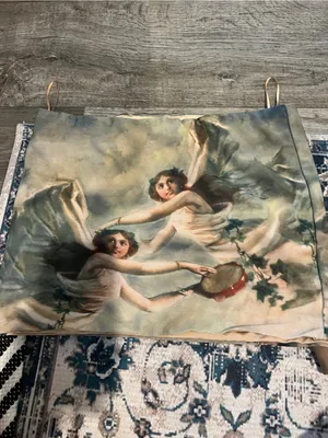Edikted Art-Print Beige & Green Mini Skirt thumbnail 3