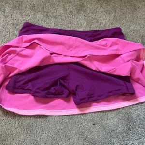 Lululemon Rare Colorblock Pace Rival Pink Paradise Skort Size 6 thumbnail 9