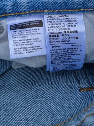 Levis Premium Womens XL Straight Jeans 28 Linen Blue Mid Rise Baggy Loose thumbnail 12