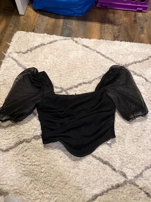 Black Corset Missguided Top thumbnail 2