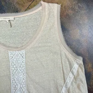 Entro Sleeveless Lace Semi-Sheer Tank Top Large thumbnail 8
