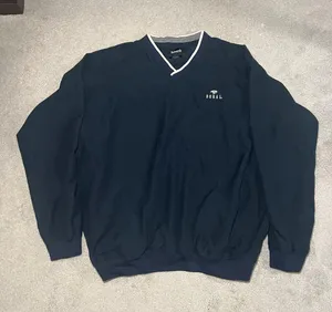 Ashworth Navy  Doral Pullover Windbreaker Size Large thumbnail 1