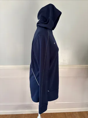 Nike Hooded Running Top Size Medium Quarter Zip Dri-Fit Lightweight Layering thumbnail 6
