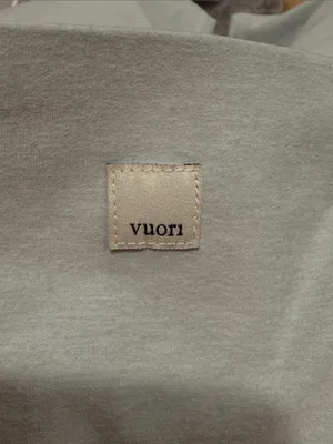 Vuori elevation Light‎ blue gray super soft Leggings front ruching est large thumbnail 4
