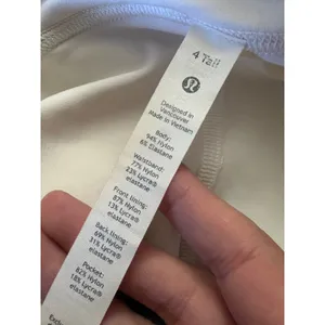 Lululemon Pace Rival Skirt *4-way Stretch 15" White Size 4 Tall thumbnail 6