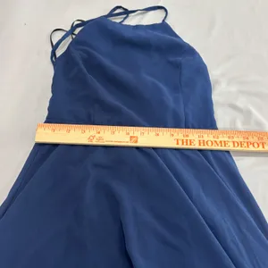 Lulus Mythical Kind of Love Dark Blue Maxi Dress Open Back Formal Gown Small thumbnail 8