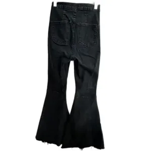 Hammer Jeans Black Super Flare High WAisted Women's Juniors Sz 1 thumbnail 2