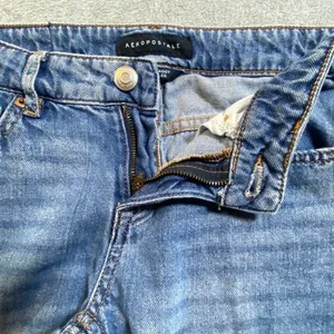 Aeropostale Baggy Wide Leg Jeans Women's 00 Blue High Rise Denim Y2K 90s EUC thumbnail 4