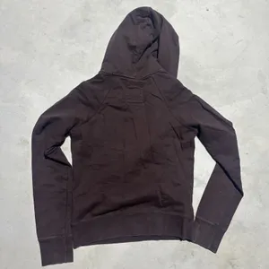 Hollister V-Neck Hoodie Pullover Bella Swan Y2K Aesthetic SZ Medium Brown Top thumbnail 6