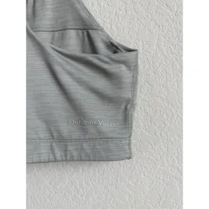 Outdoor Voices‎ Sports Bra Women's Size Medium Gray Tech Sweat Crop Athletic thumbnail 10