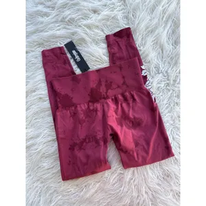 Civil Regime Blush Red Reaper Wash Kelly Seamless Leggings Size Medium thumbnail 6