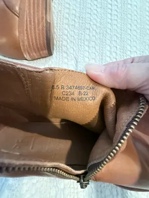 Frye Women's Brown Leather Ankle Boots Size 8.5 B thumbnail 5