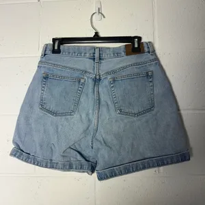 Lauren Jeans Co‎ Ralph Lauren Light Wash Denim Shorts Size 8 Cuffed vintage thumbnail 3